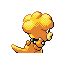 Magby shiny back-facing sprite from Pokémon Ruby