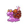 Magcargo shiny front-facing sprite from Pokémon Black