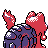 Magcargo back-facing sprite from Pokémon Crystal