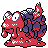 Magcargo front-facing sprite from Pokémon Crystal