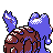 Magcargo shiny back-facing sprite from Pokémon Crystal