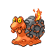 Magcargo front-facing sprite from Pokémon SoulSilver
