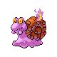 Magcargo shiny front-facing sprite from Pokémon SoulSilver