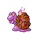 Magcargo shiny front-facing sprite from Pokémon Platinum