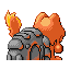 Magcargo back-facing sprite from Pokémon Ruby