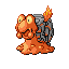 Magcargo front-facing sprite from Pokémon Ruby
