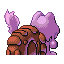 Magcargo shiny back-facing sprite from Pokémon Ruby