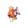 Magikarp front-facing sprite from Pokémon White