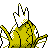 Magikarp shiny back-facing sprite from Pokémon Crystal