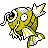 Magikarp shiny front-facing sprite from Pokémon Crystal