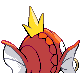 Magikarp back-facing sprite from Pokémon Diamond