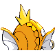Magikarp shiny back-facing sprite from Pokémon Diamond