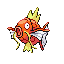 Magikarp front-facing sprite from Pokémon FireRed