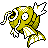 Magikarp shiny front-facing sprite from Pokémon Silver