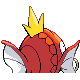 Magikarp back-facing sprite from Pokémon SoulSilver
