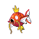 Magikarp front-facing sprite from Pokémon SoulSilver