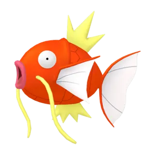 Magikarp front-facing sprite from Pokémon Omega Ruby