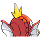 Magikarp back-facing sprite from Pokémon Platinum
