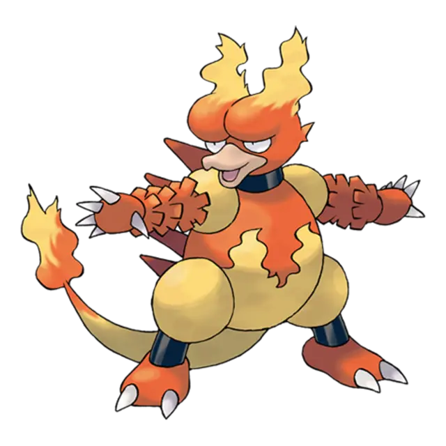 Magmar, the Spitfire Pokémon — Fire-type Pokémon official artwork