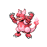 Magmar shiny front-facing sprite from Pokémon White 2