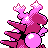 Magmar shiny back-facing sprite from Pokémon Crystal
