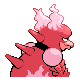 Magmar shiny back-facing sprite from Pokémon Pearl