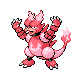 Magmar shiny front-facing sprite from Pokémon Pearl