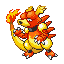 Magmar front-facing sprite from Pokémon Emerald