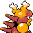 Magmar back-facing sprite from Pokémon Silver