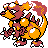 Magmar front-facing sprite from Pokémon Silver