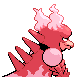 Magmar shiny back-facing sprite from Pokémon Platinum