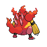 Magmortar back-facing sprite from Pokémon White 2
