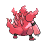 Magmortar shiny back-facing sprite from Pokémon White 2