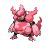 Magmortar shiny front-facing sprite from Pokémon White 2