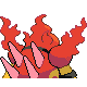 Magmortar back-facing sprite from Pokémon Diamond