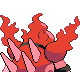 Magmortar shiny back-facing sprite from Pokémon Diamond