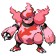Magmortar shiny front-facing sprite from Pokémon Diamond