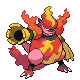 Magmortar front-facing sprite from Pokémon HeartGold