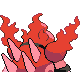 Magmortar shiny back-facing sprite from Pokémon HeartGold