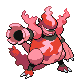 Magmortar shiny front-facing sprite from Pokémon HeartGold
