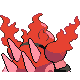 Magmortar shiny back-facing sprite from Pokémon Platinum