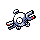 Magnemite front-facing sprite from Pokémon Crystal