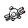 Magnemite shiny front-facing sprite from Pokémon Crystal