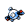 Magnemite front-facing sprite from Pokémon Gold