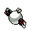 Magnemite shiny back-facing sprite from Pokémon Gold