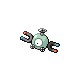 Magnemite front-facing sprite from Pokémon HeartGold