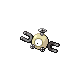 Magnemite shiny front-facing sprite from Pokémon HeartGold