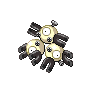 Magneton shiny front-facing sprite from Pokémon White