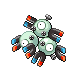 Magneton front-facing sprite from Pokémon Diamond