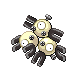 Magneton shiny front-facing sprite from Pokémon Diamond